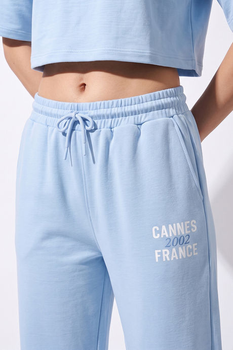 Zivame Athleisure Straight Leg Pants - Blue Bell — image 5